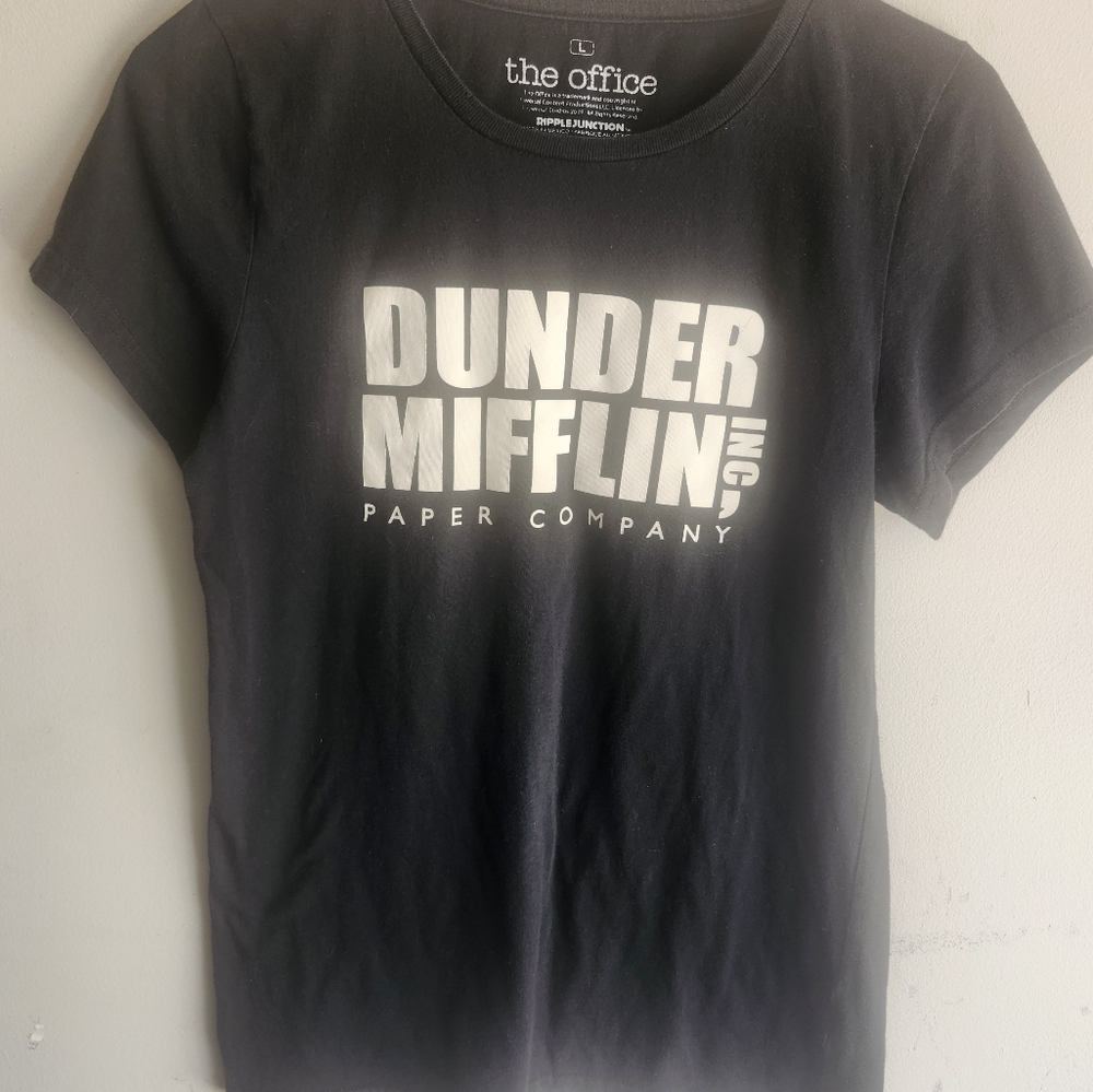 The Office Black T-Shirt Size Small